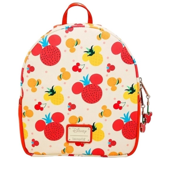 Loungefly Disney Mickey Mouse Spring Fruit Mini Backpack - Picture 1 of 14